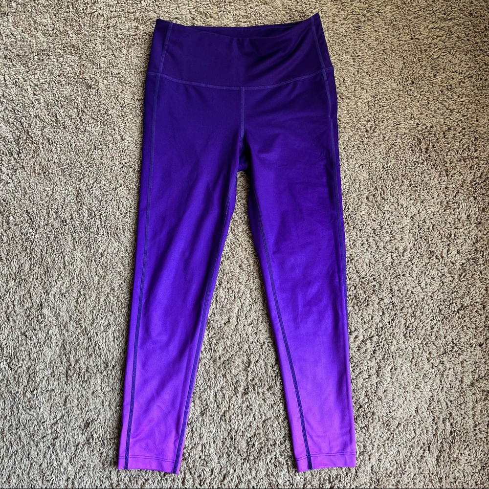 ATHLETA chaturanga tights purple XS